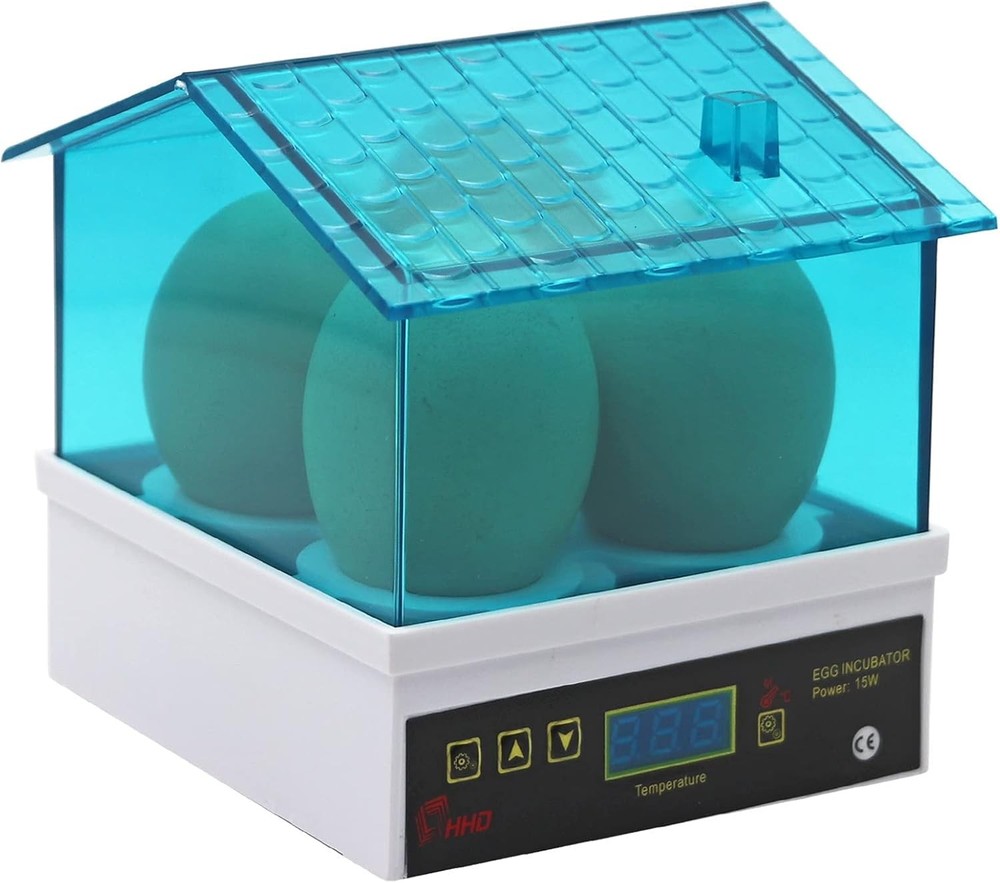 4 Egg Incubator, Incubators for Hatching Eggs, Mini House with Automatic...