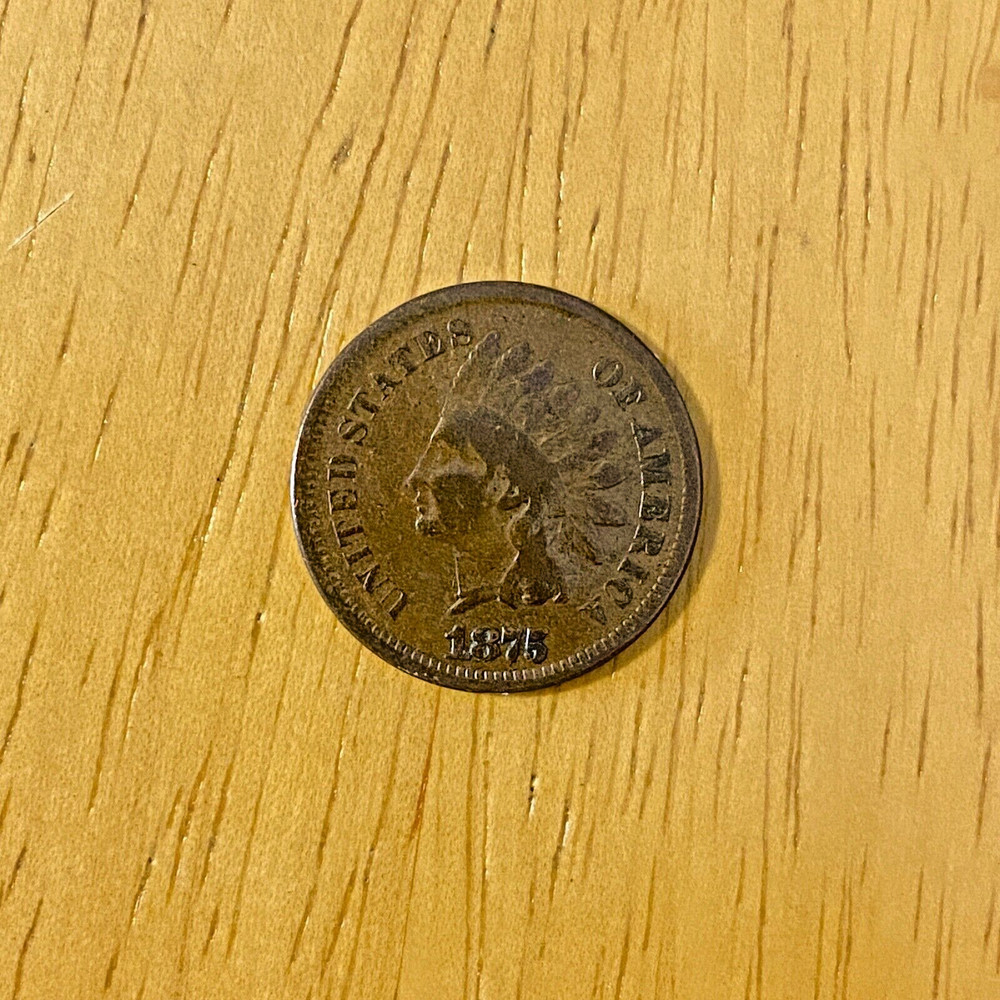 1875 INDIAN HEAD Cent -
