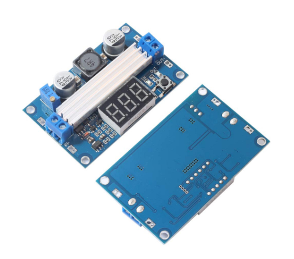 LTC1871 Boost Module 3.5-35V 100W With Dual Display Voltmeter