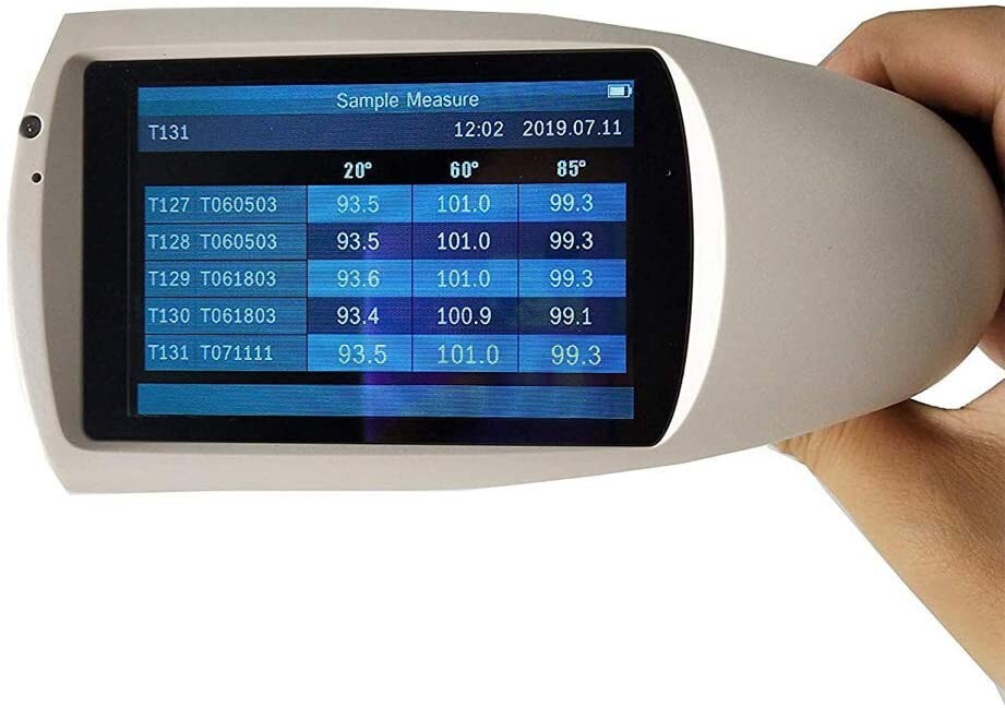Three Angle Gloss Meter with Angle 20°/60°/85° 0-1000GU Interface USB/RS-232