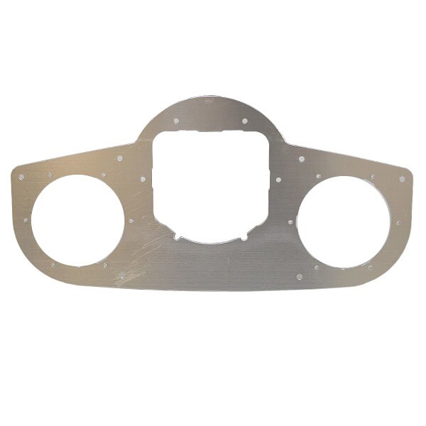 MasterCraft Boat Blank Dash Panel 05-M0007 | Silver Aluminum