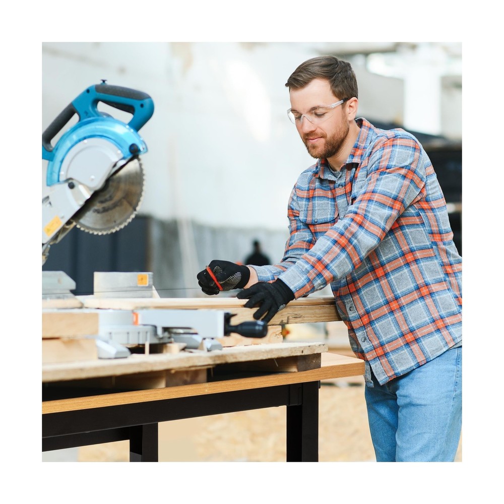 48" Adjustable Workbench with Power Outlets, Work Table for Garage, 2000 LBS ...