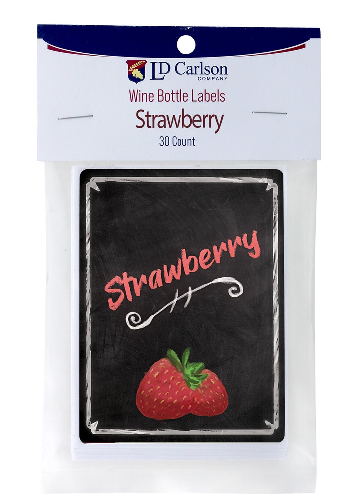 Strawberry Wine Labels 30/Pack Mist Collection