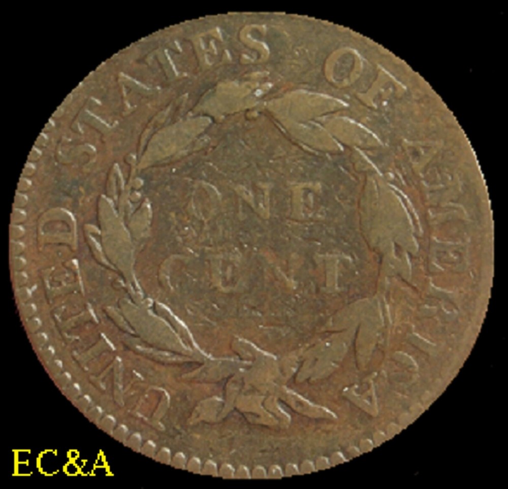 1821 LARGE CORONET HEAD CENT, SCARCE DATE (LC104)