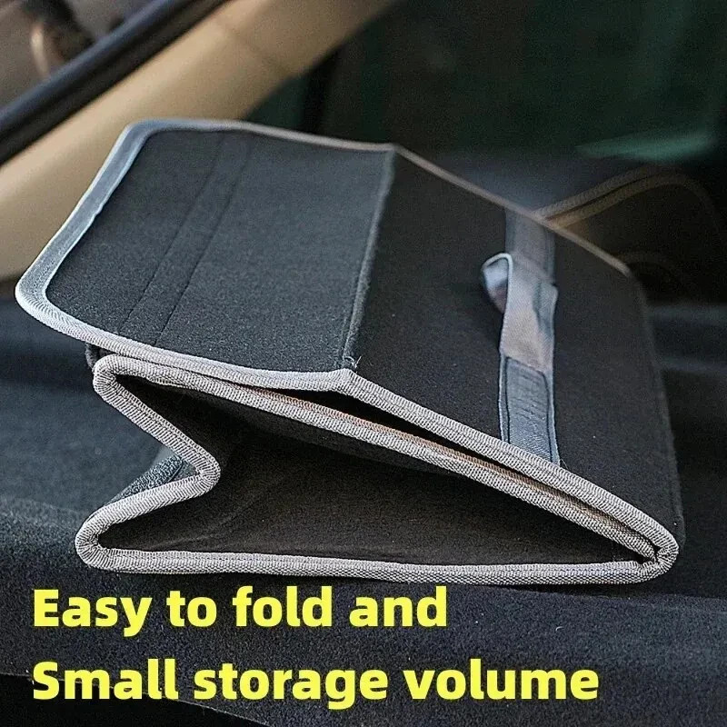 Car Trunk Soft Felt Storage Box Large Anti Slip Organizer