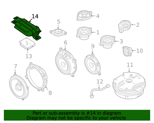 Genuine Mazda Amplifier Bracket TK78-66-9B0A