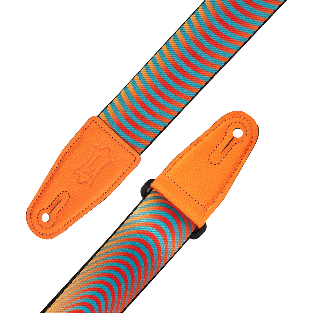 Levy's 2" Poly Optical Illusion Guitar Strap - Sonic Boom