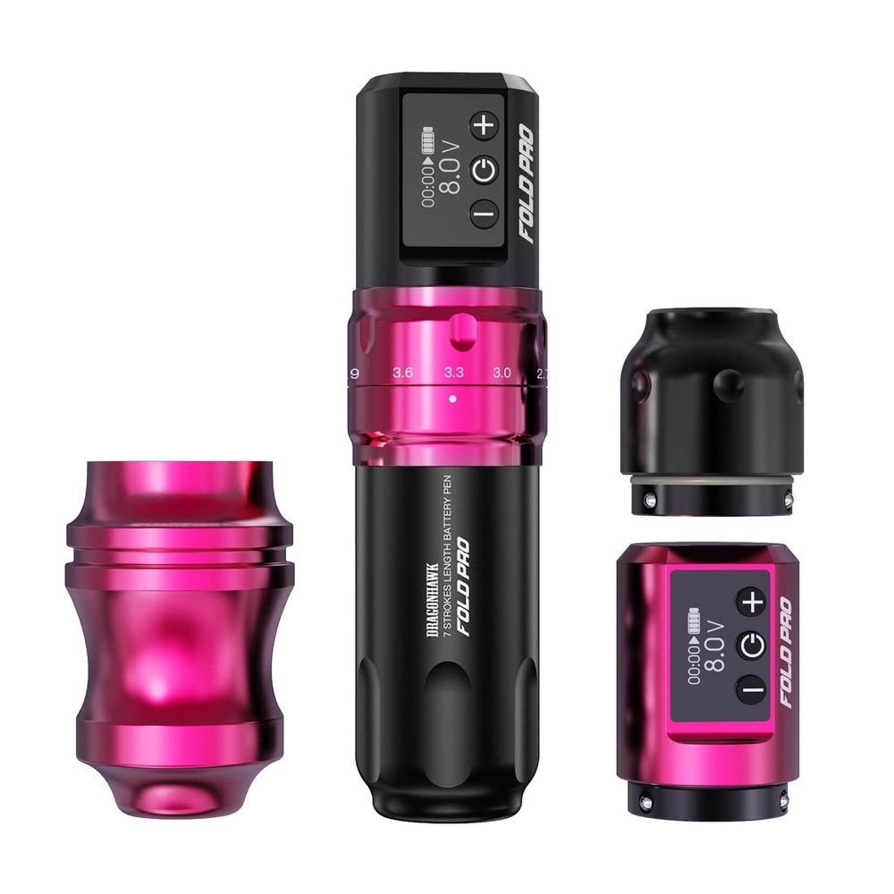Year of Dragonhawk Fold Pro Machine Pen with Two Batteries