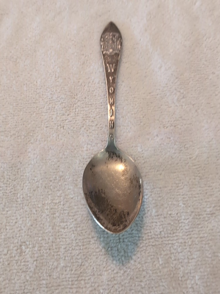 Sterling Souvenir Spoon Wyoming