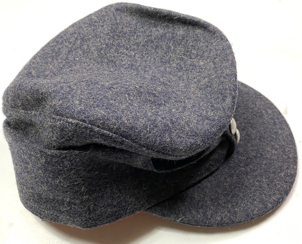 WWII GERMAN LUFTWAFFE BLUE WOOL M43 COMBAT FIELD CAP-XLARGE