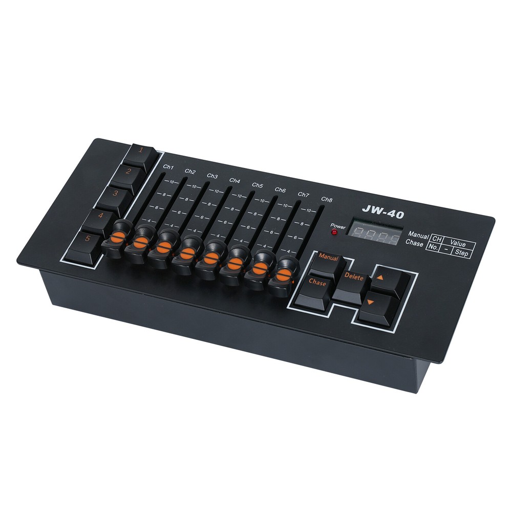 DMX512 40Channel Control Controller Console For Stage Lighting TYPE-C Port Power