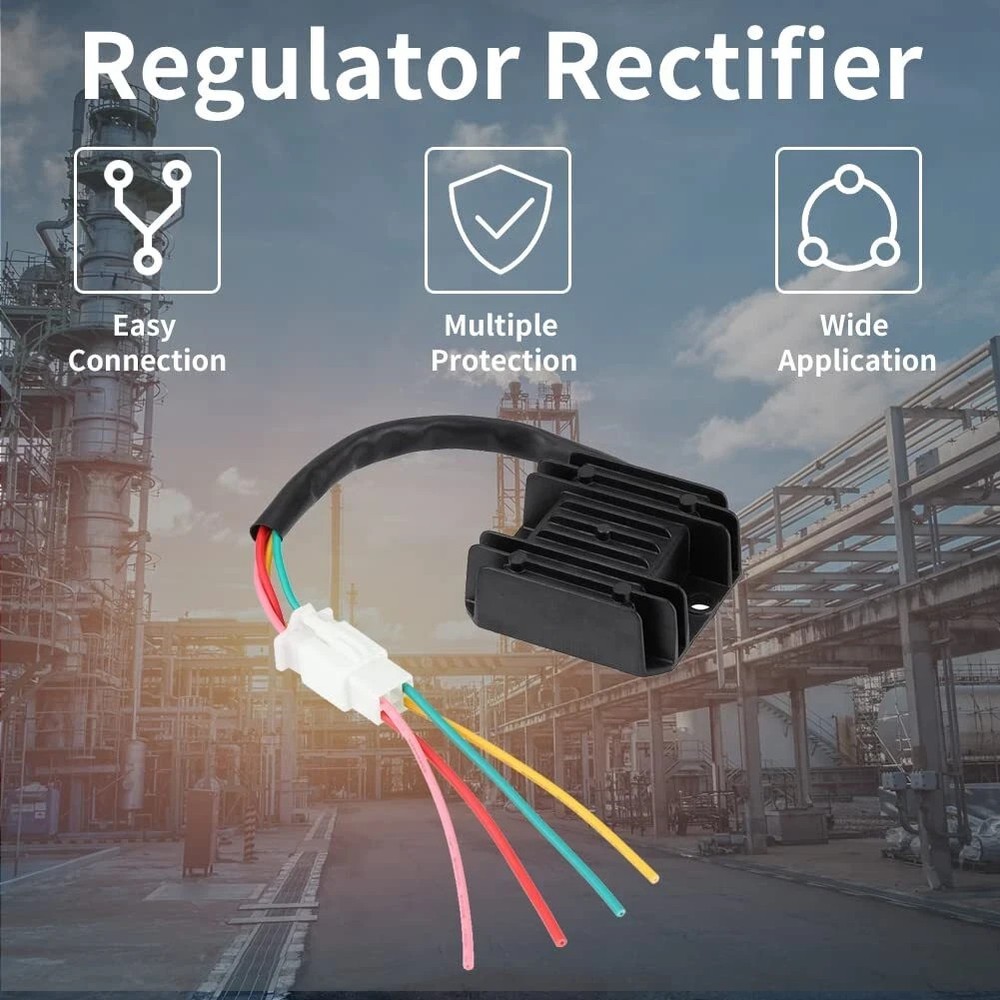 Universal Voltage Regulator Rectifier Electrical Voltage Regulator for Motorc...