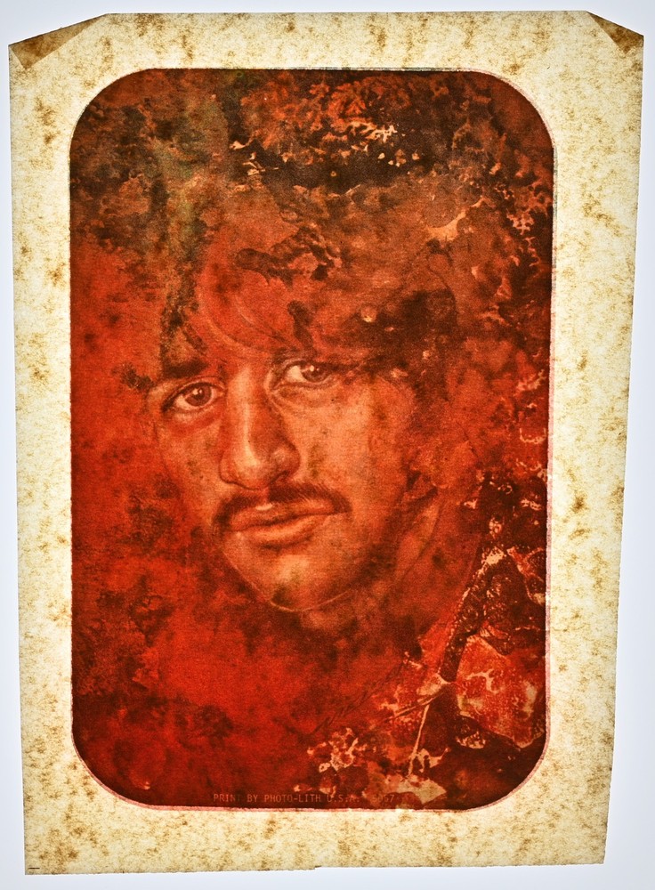 Original VINTAGE 1970s Heat Transfer | Ringo Starr