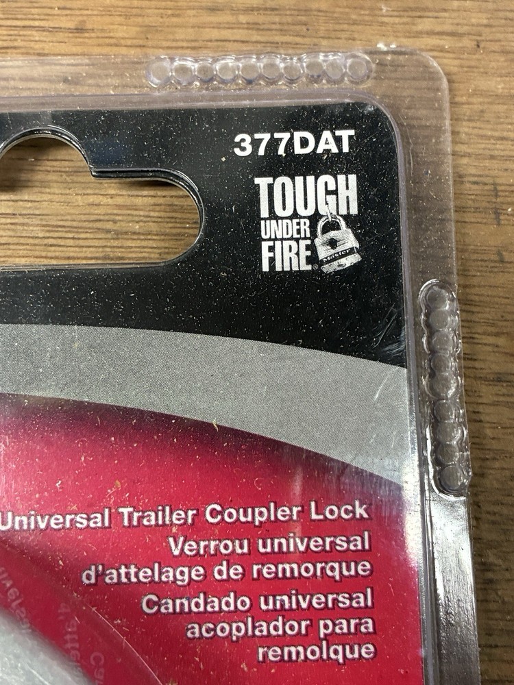 Master Lock 377DAT 1-7/8 2 2-5/16 Trailer Coupler Lock New In Box