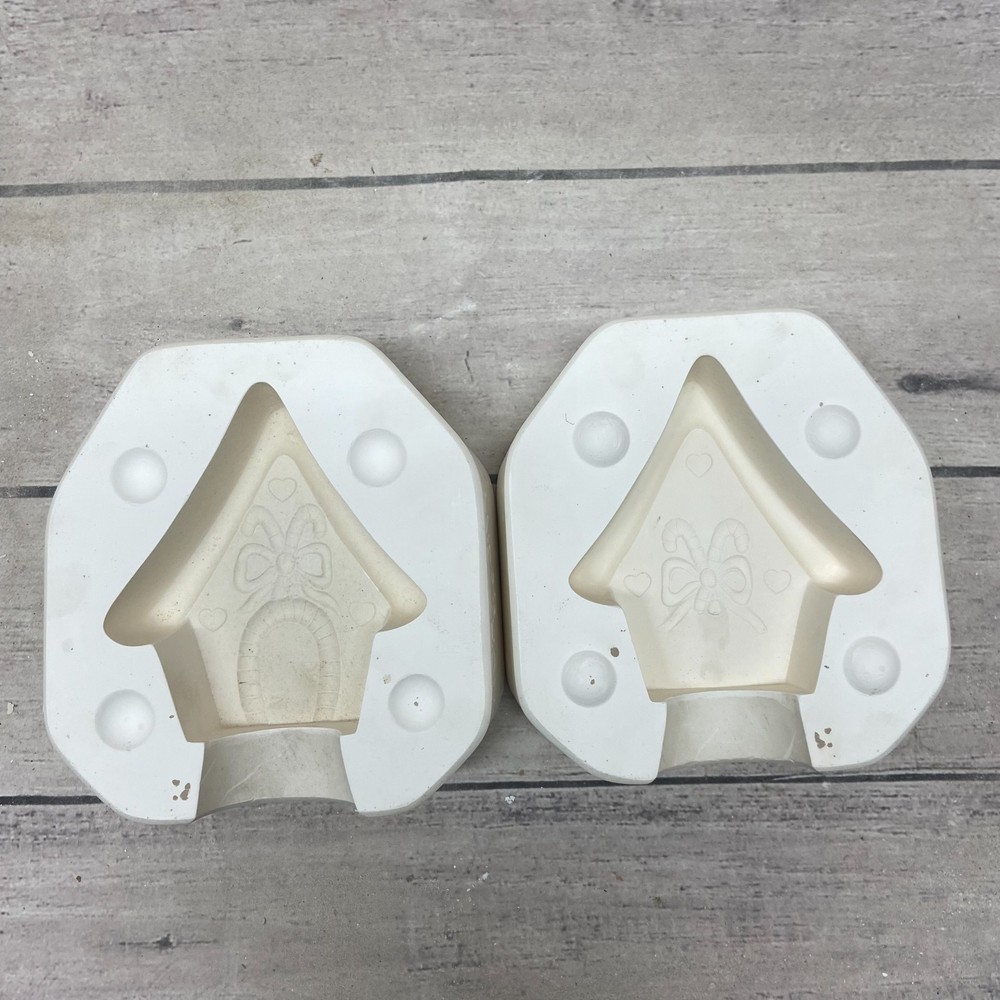 Macky Ceramic Molds Ceramic Casting Mold Candy Cane House #543