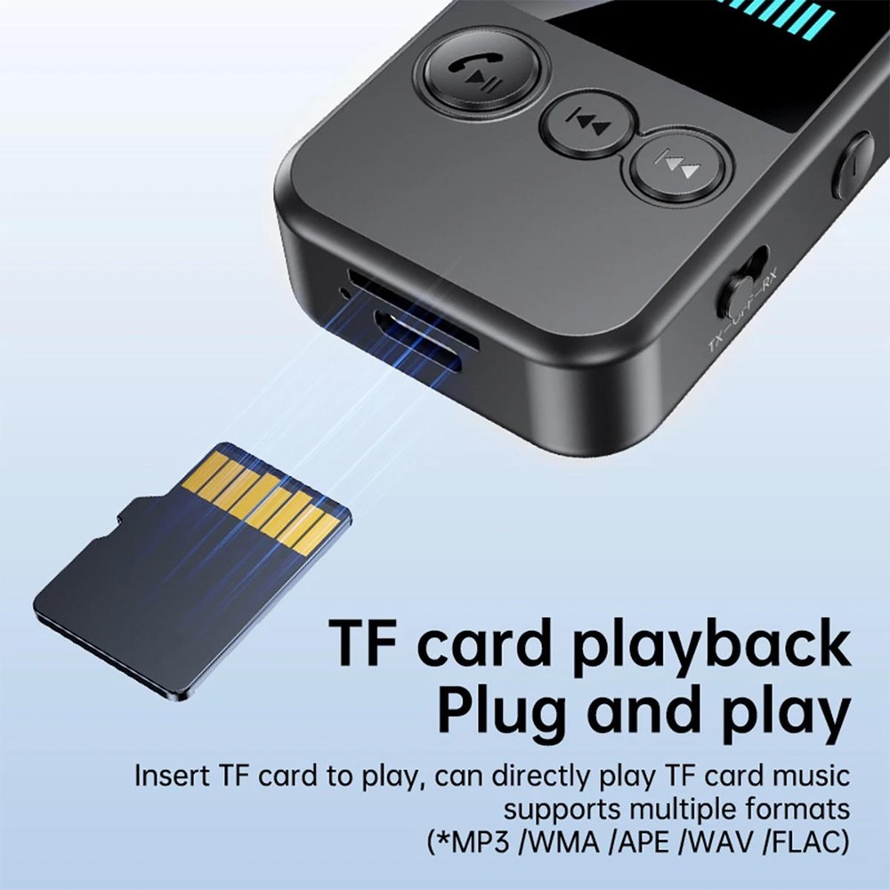 Bluetooth Adapter 5.4 for Car Use with Answer Call Function and Charging Line