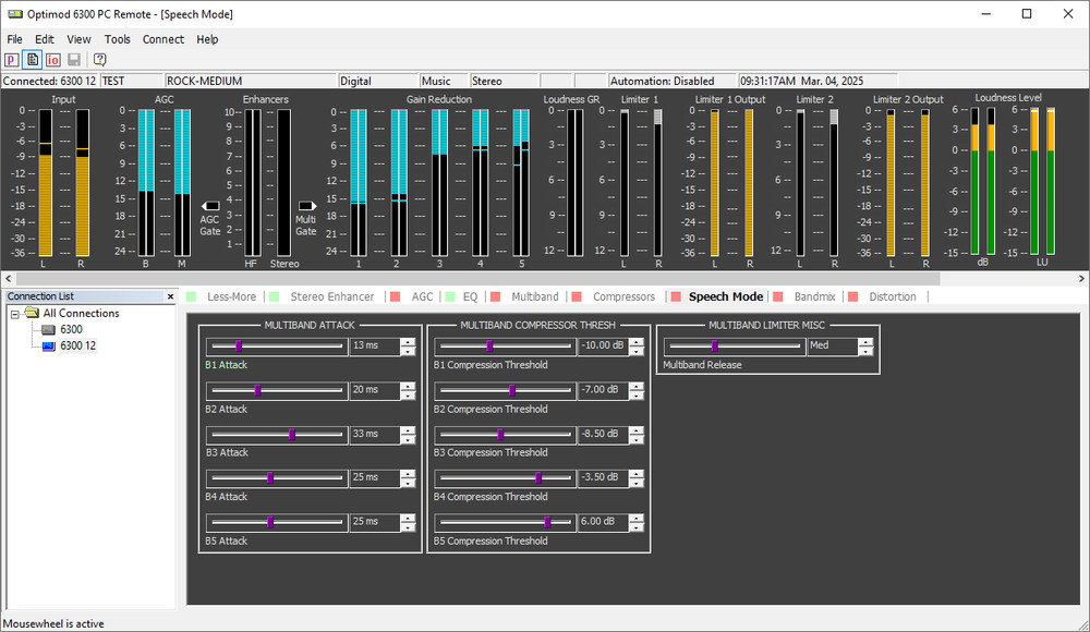 Orban Optimod 6300 DAB AES/EBU 5-Band Web Digital Audio Processor CBS Loudness