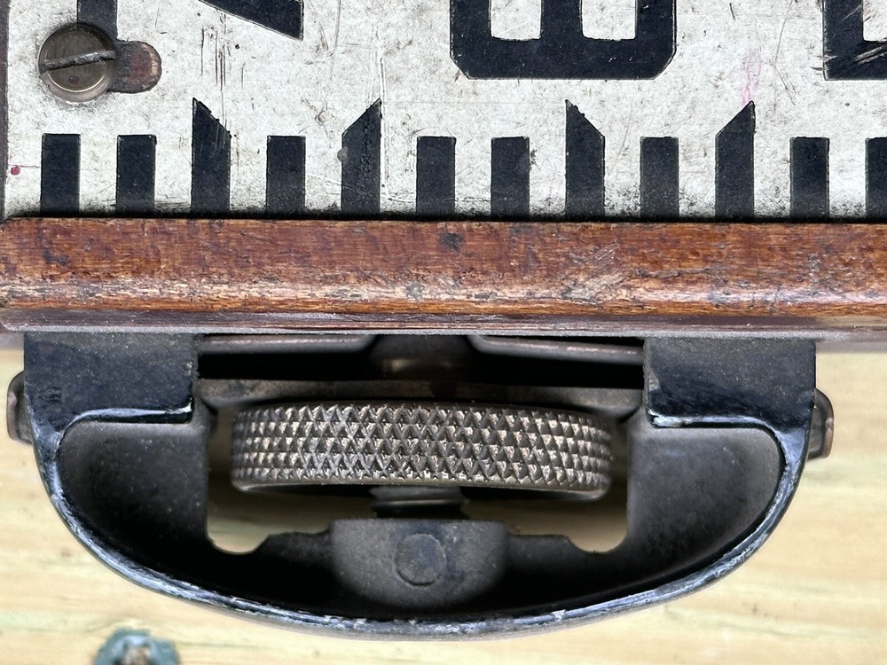 Vintage 5’ Wooden Level Rod
