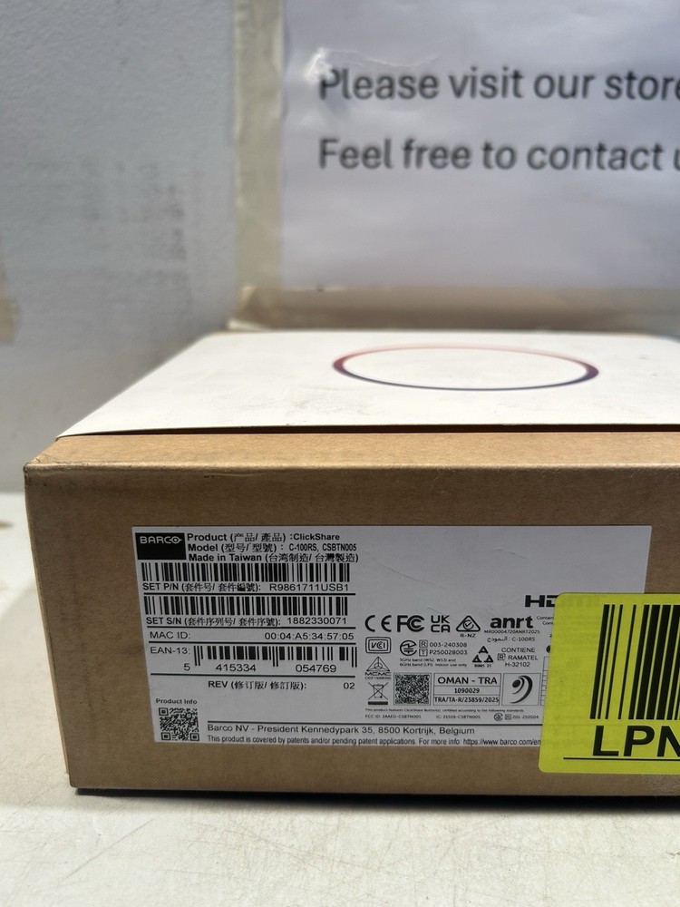 Barco - Barco ClickShare Hub Core C-100RS CSBTN005