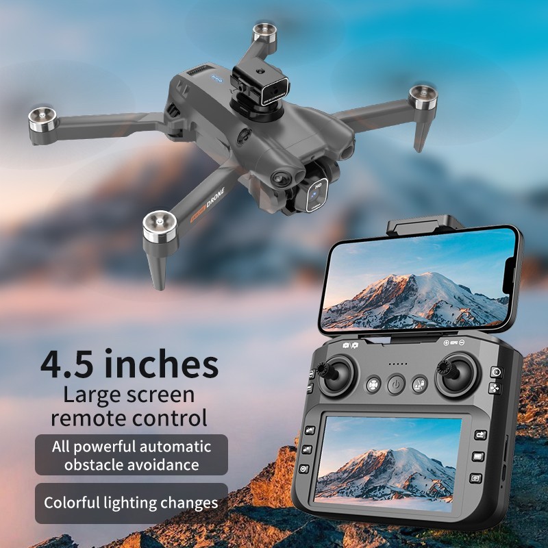 CS-25 Brushless Fold Drone, 360° Obstacle Avoidance RC Drone with Headless Mode