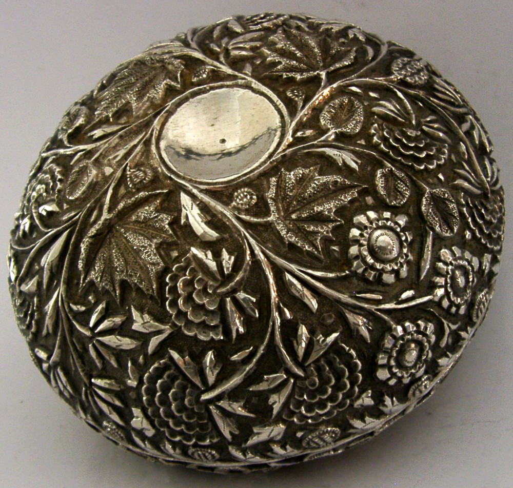SUPERB 140g ANGLO INDIAN SOLID SILVER BOWL c1900 ANTIQUE