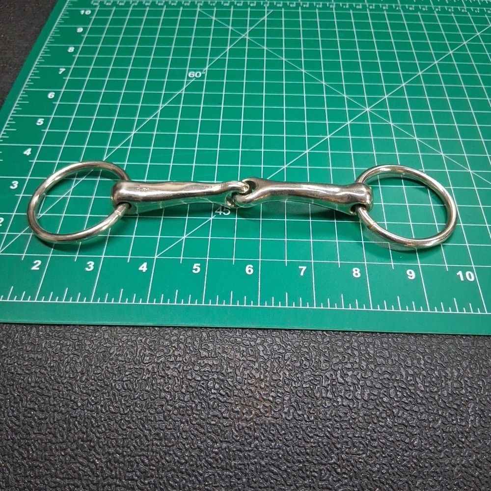 Round Link Loose O-Ring 5" Snaffle Bit