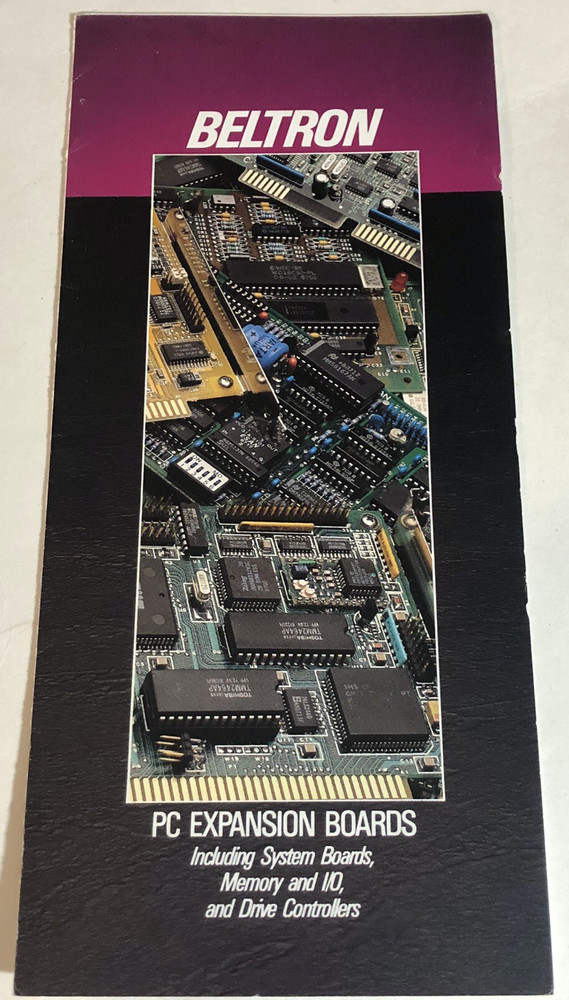 Vintage Beltron Computer Systems Brochure Br13