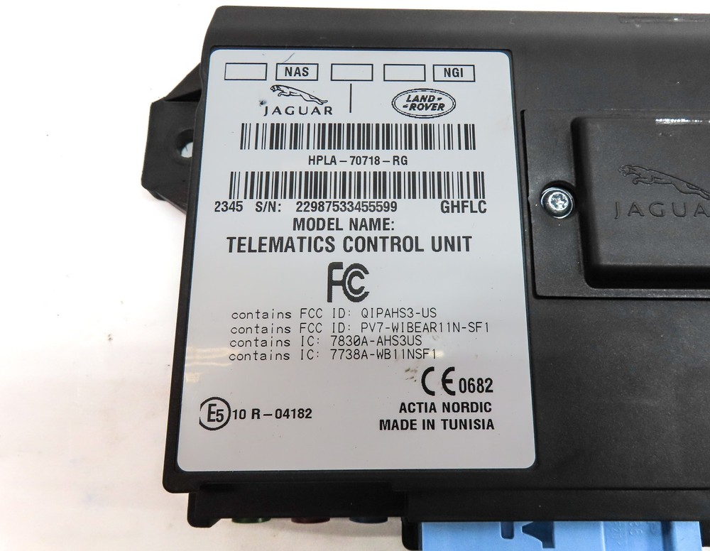 2017 LAND ROVER DISCOVERY (L462) TELEMATICS COMMUNICATION CONTROL MODULE