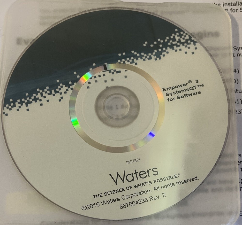 Waters Empower 3 SystemsQT For Software Kit 667004237