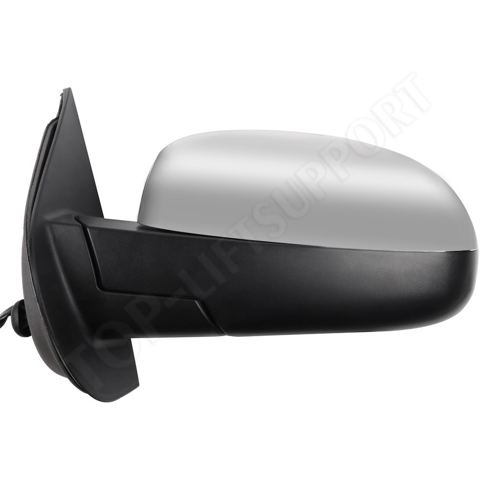 Power Heated For 07-13 Chevy GMC Chrome Memory Arrow Light Side Mirrors Pair