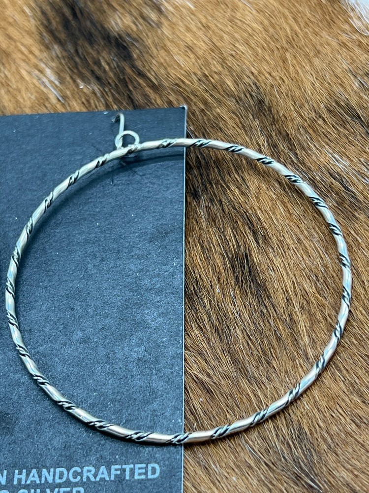 HOOP ~ STERLING ~ EARRINGS