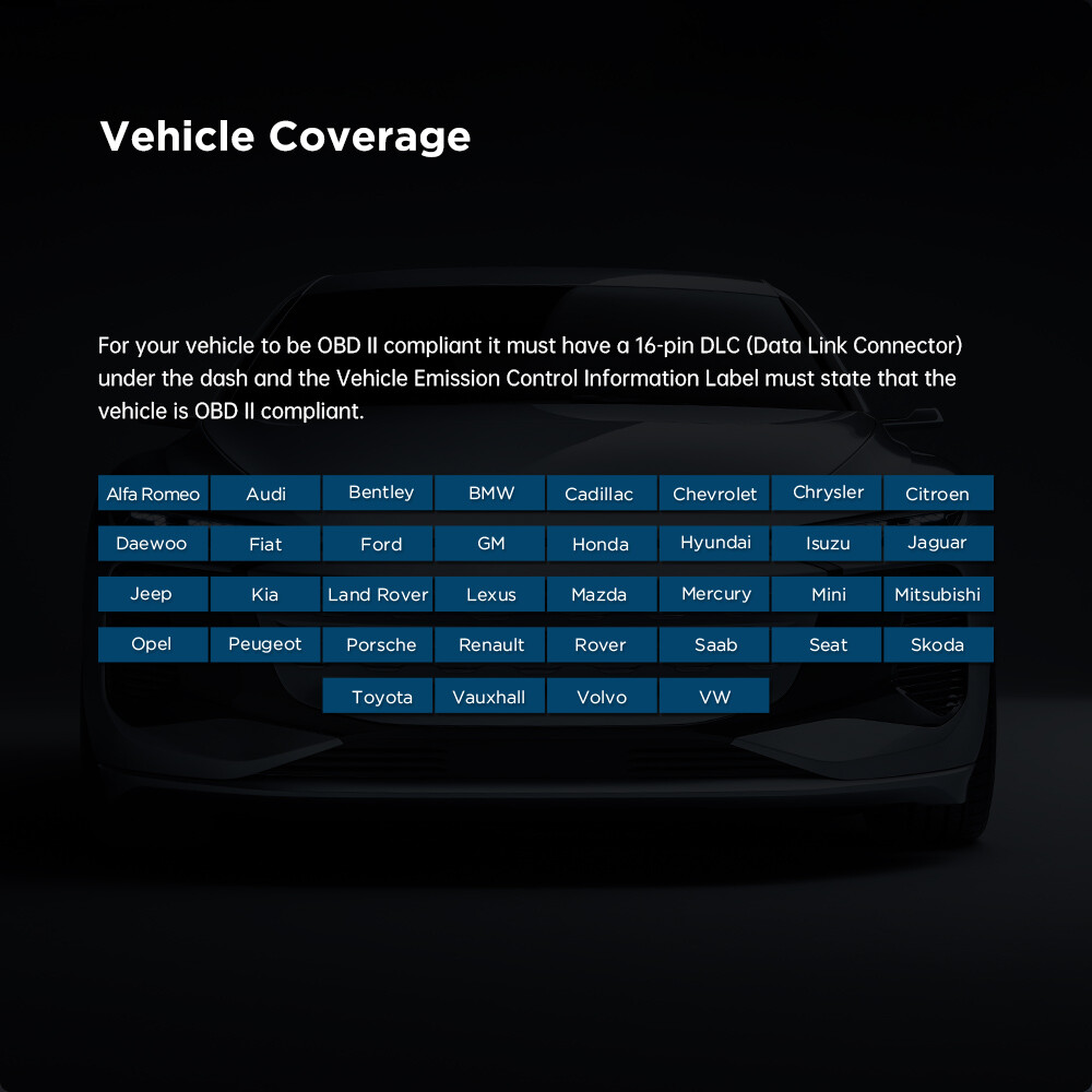 Mini Diagnostics Scanner OBD2 II Bluetooth Auto Power Switch Tools For Android