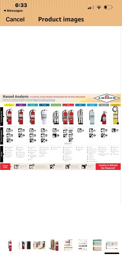 Amerex B456 10 lbs ABC Dry Chemical Fire Extinguisher with Wall Bracket