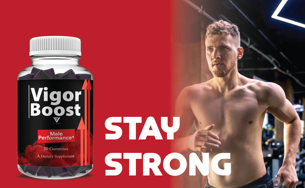 Vigor Boost Performance Gummies, VigorBoost Premium Gummy (30 Gummies)