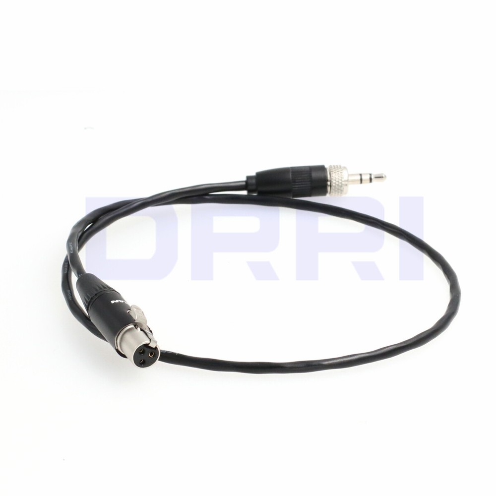Transmitter Input Cable mini 3pin XLR to 3.5mm Locking Jack for SD633 SD664