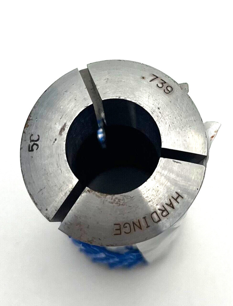 HARDINGE 5C ROUND SMOOTH COLLET WITH NO INTERNAL STOP THREAD 0.739"