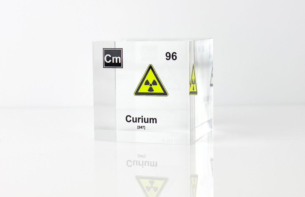 Curium Element Cube