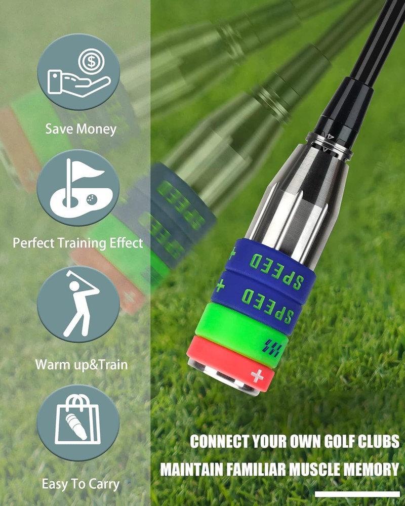 Golf Swing Speed Trainer Adjustable,Training Equipment Three Weight