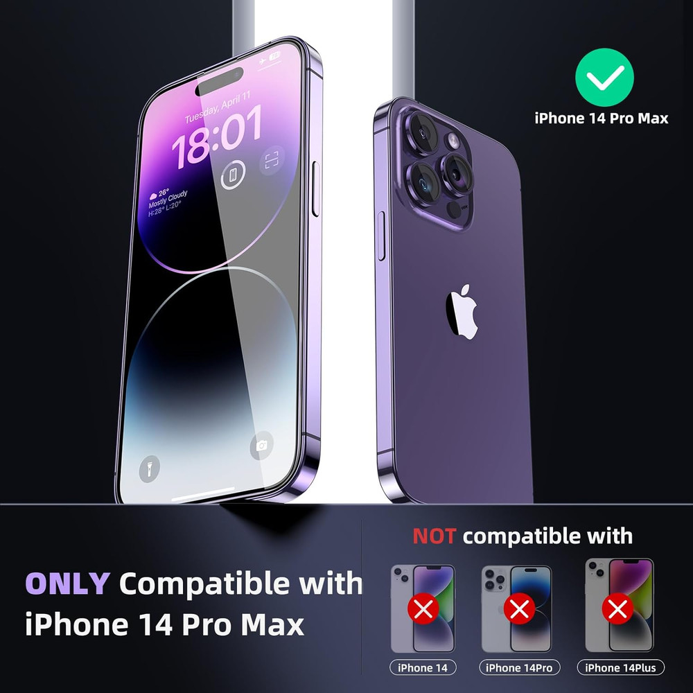 Screen Protector for Iphone 14 Pro Max [6.7 Inch][3-Pack]