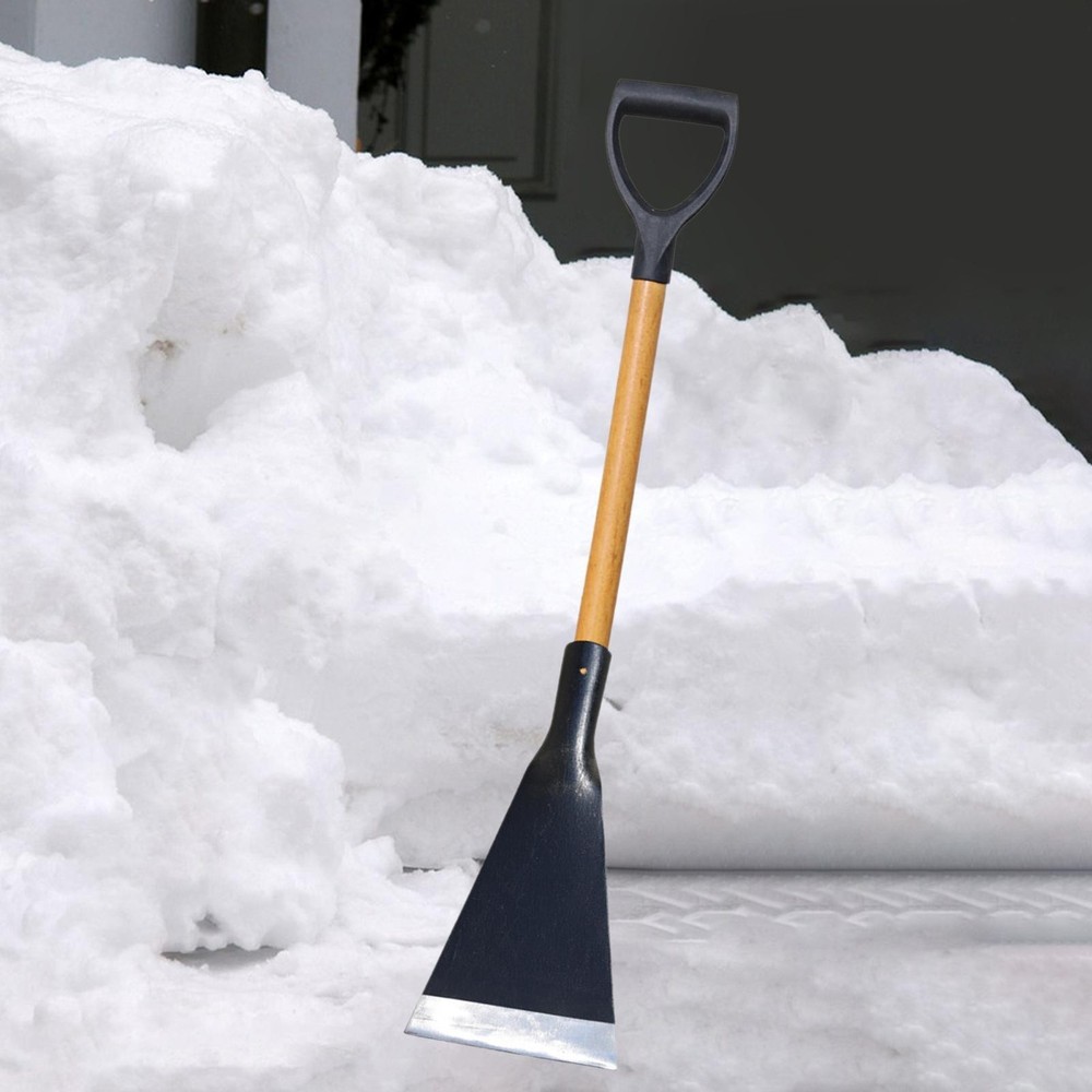 Ice Scraper Smooth Surface Ice Removal Tool for Driveway Patio Roads Steps