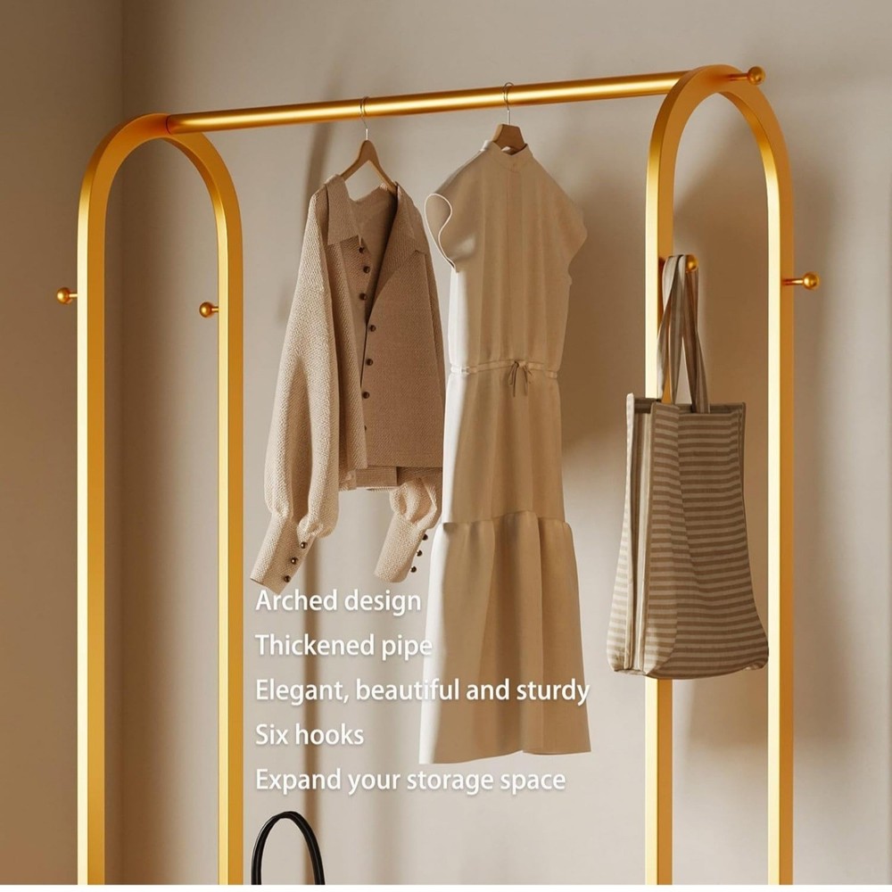 Clothing Rack Gold
