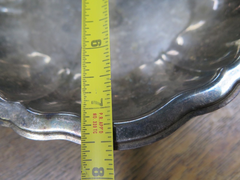 WM Rogers Silver Plate Bowl 7.5” Vintage Item