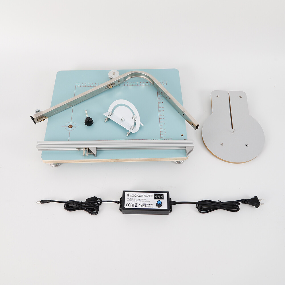 Electric Hot Wire Foam Cutter Table Styrofoam Forms Cutting Tool +Cable