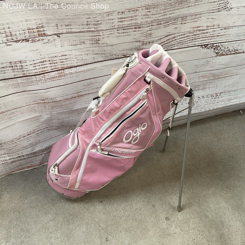 Ogio Woode Pink Nylon 8 Way Golf Club Bag