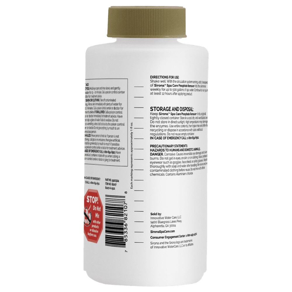 Sirona Spa Care Phosphate Remover Plus - 1 pt.