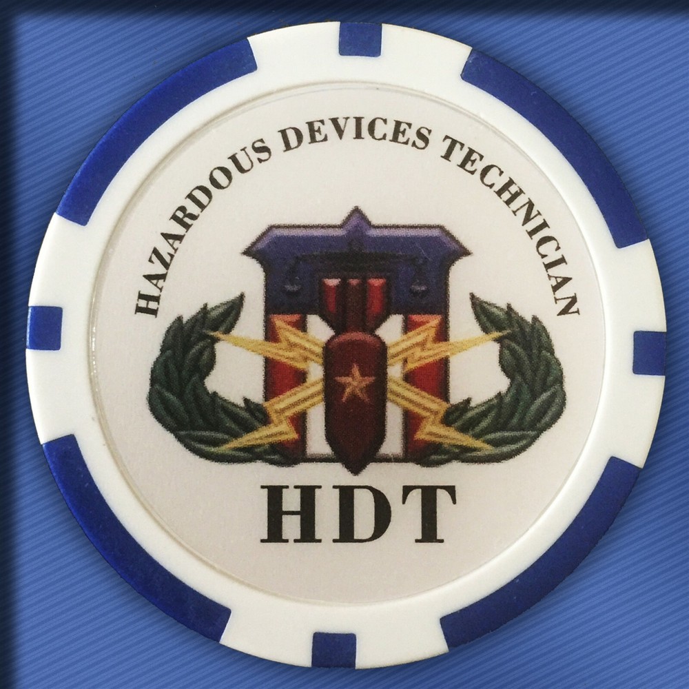 HDT Poker Chip Blue