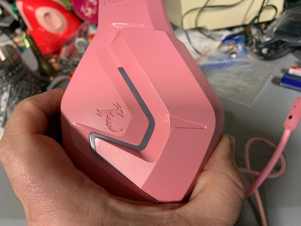 Orzly Pink Gaming Headphones