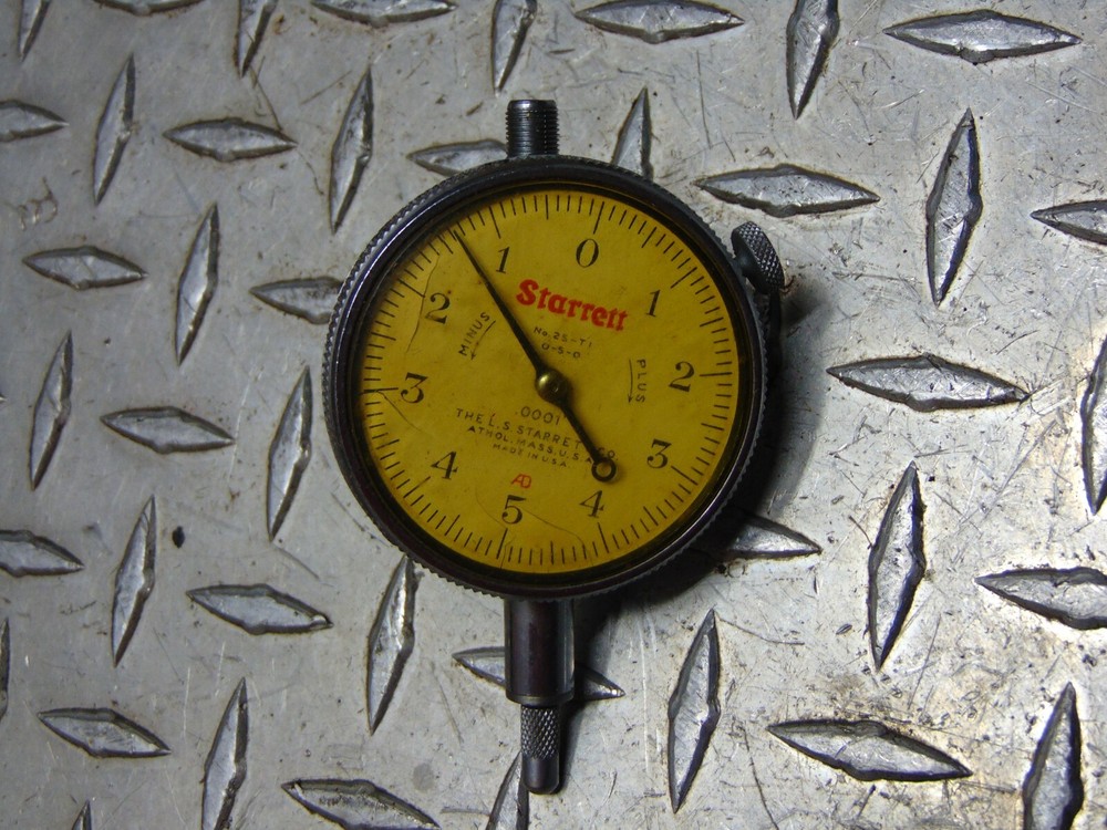 STARRETT 25-T1 0-5-0 DIAL INDICATOR .0001"