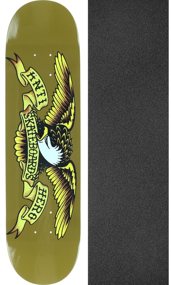 Anti Hero Skateboards Classic Eagle 8.06" Skateboard Deck + griptape