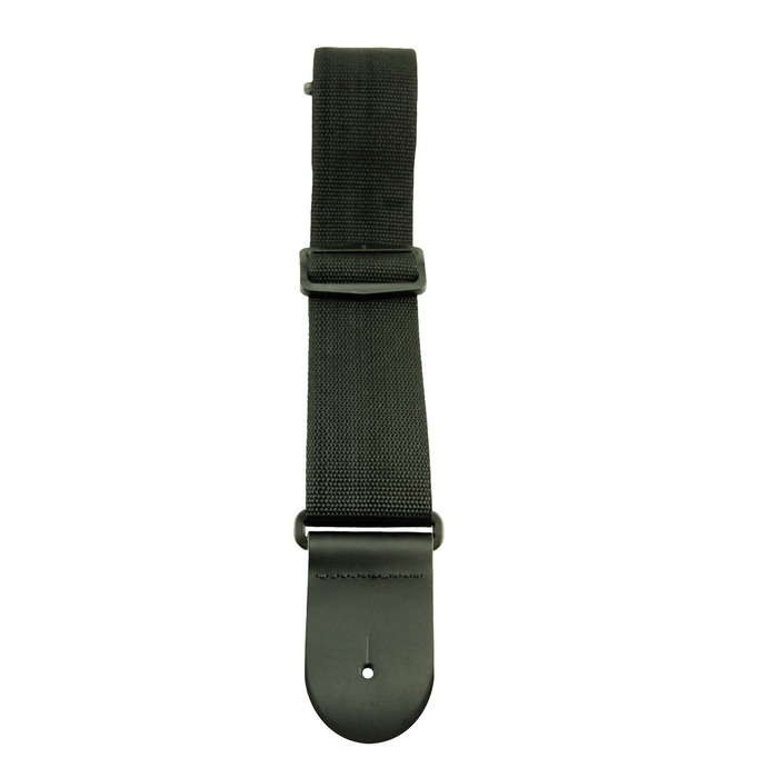 Henry Heller 2" USA Made Poly Guitar Strap, Black